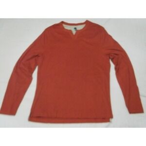 Ocean‎ & Coast Tshirt Men Sz L Long Sleeve V Neck Everyday